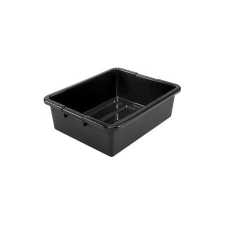 Quantum Storage Systems Global Industrial„¢ NSF Plastic Bus Tub, 21-1/2"L x 17-3/4"W x 7"H, Black - Pkg Qty 5 GLFSB-22177RBRNB
